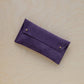 Suede Double Stud Glasses Case: Jade Green / Gold