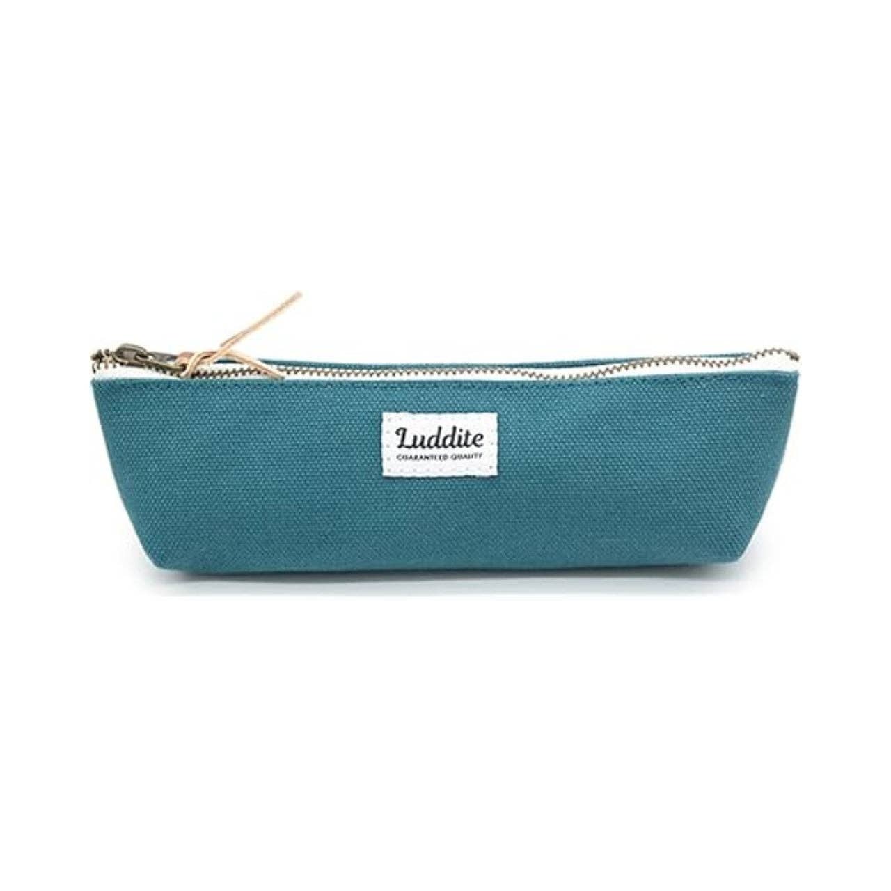 Luddite Boat Pen Case – Japanese Canvas & Denim in Three Sizes: Okayama Denim / Small