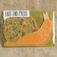 Snail Greeting Card: C6