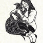 Creature Comfort greeting card- dog lover, pets, cosy quirky