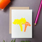 Neon Fungi Notecard Set | Set of 8