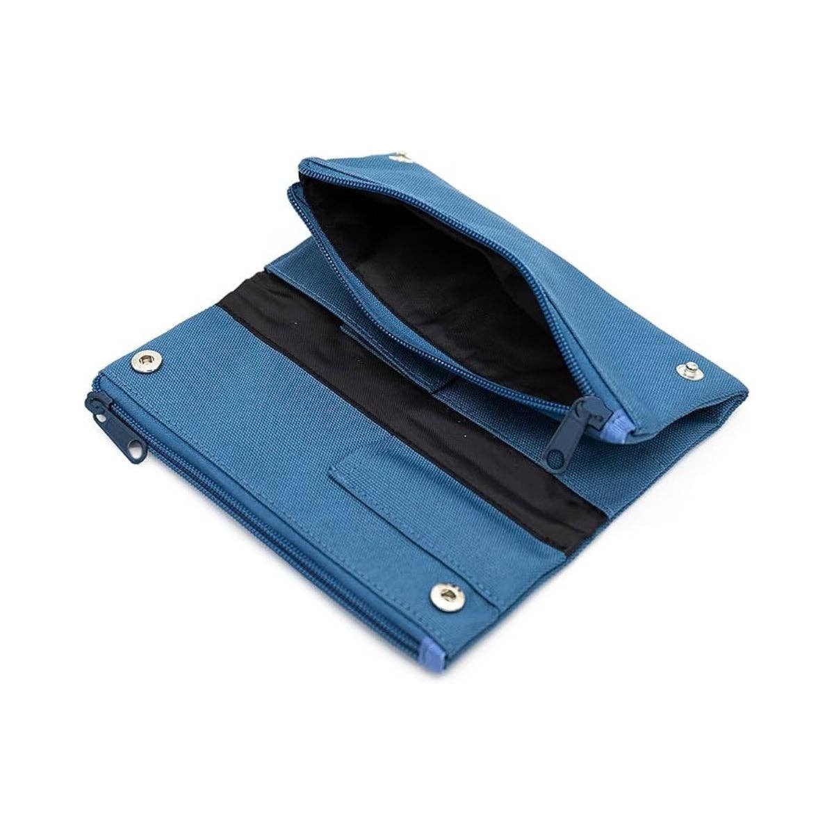 Luddite Resonance Multi-Purpose Bendy Pen Case: Blue Gray