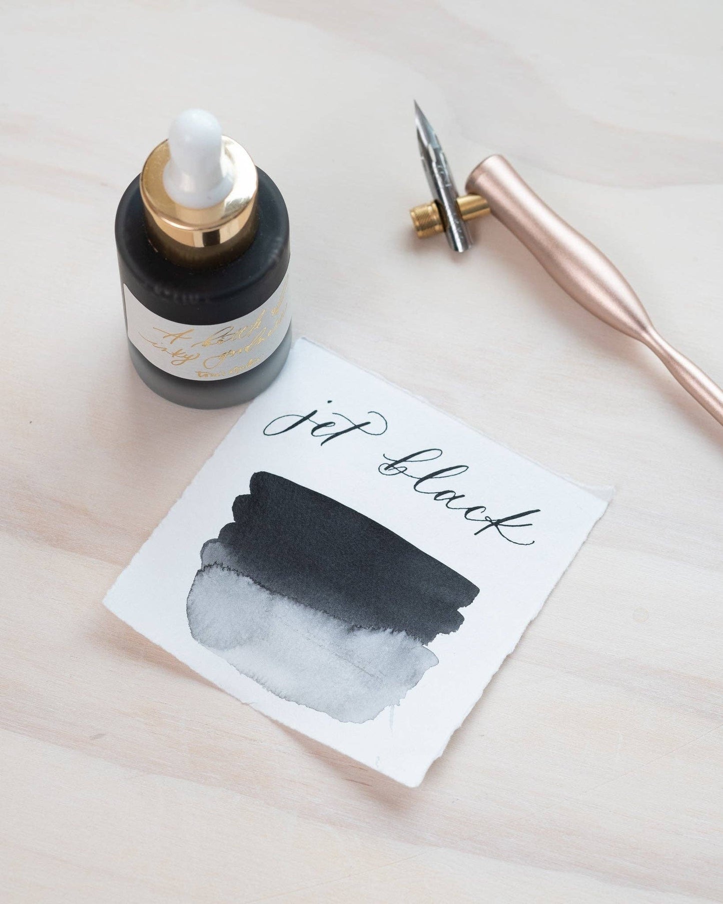 Jet Black - Calligraphy Ink