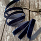 Navy Blue Velvet Ribbon 9mm  - 3 Meter Roll