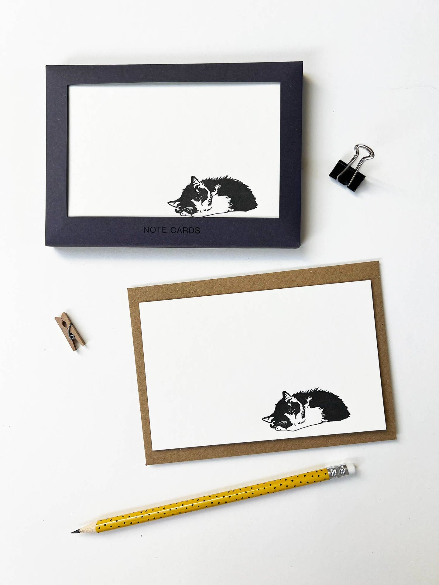 Casey Cat Correspondence Notecard Set | Set of 10: Thank You