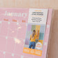 Monthly Undated A3 Wall Planner | 12 Pages | Pastels