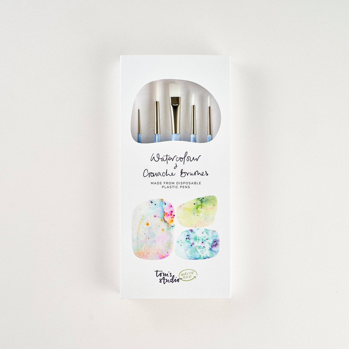 Write Off Paintbrush set: Funfetti
