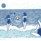 The Swimmer riso, women, sea, sand, beach, swim, ocean