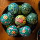 Emerald Green and Gold Bauble