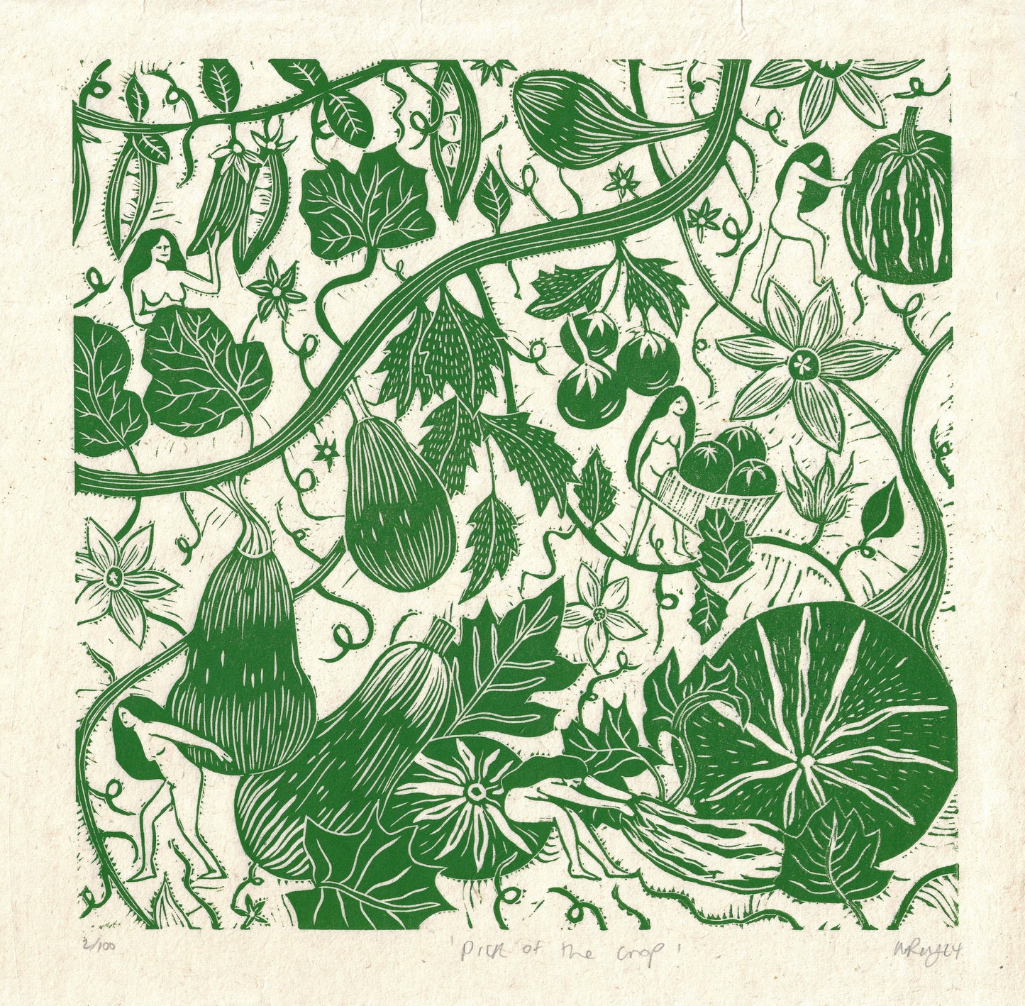 Pick of the Crop card  gardening, vegetables, growing