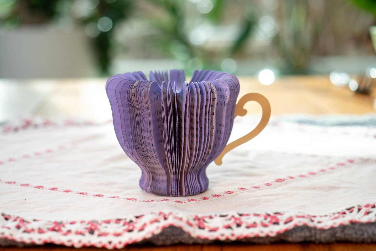 Teapot and Teacup Decor-Bookish Party Decor: Deep Teal / Tea Cup