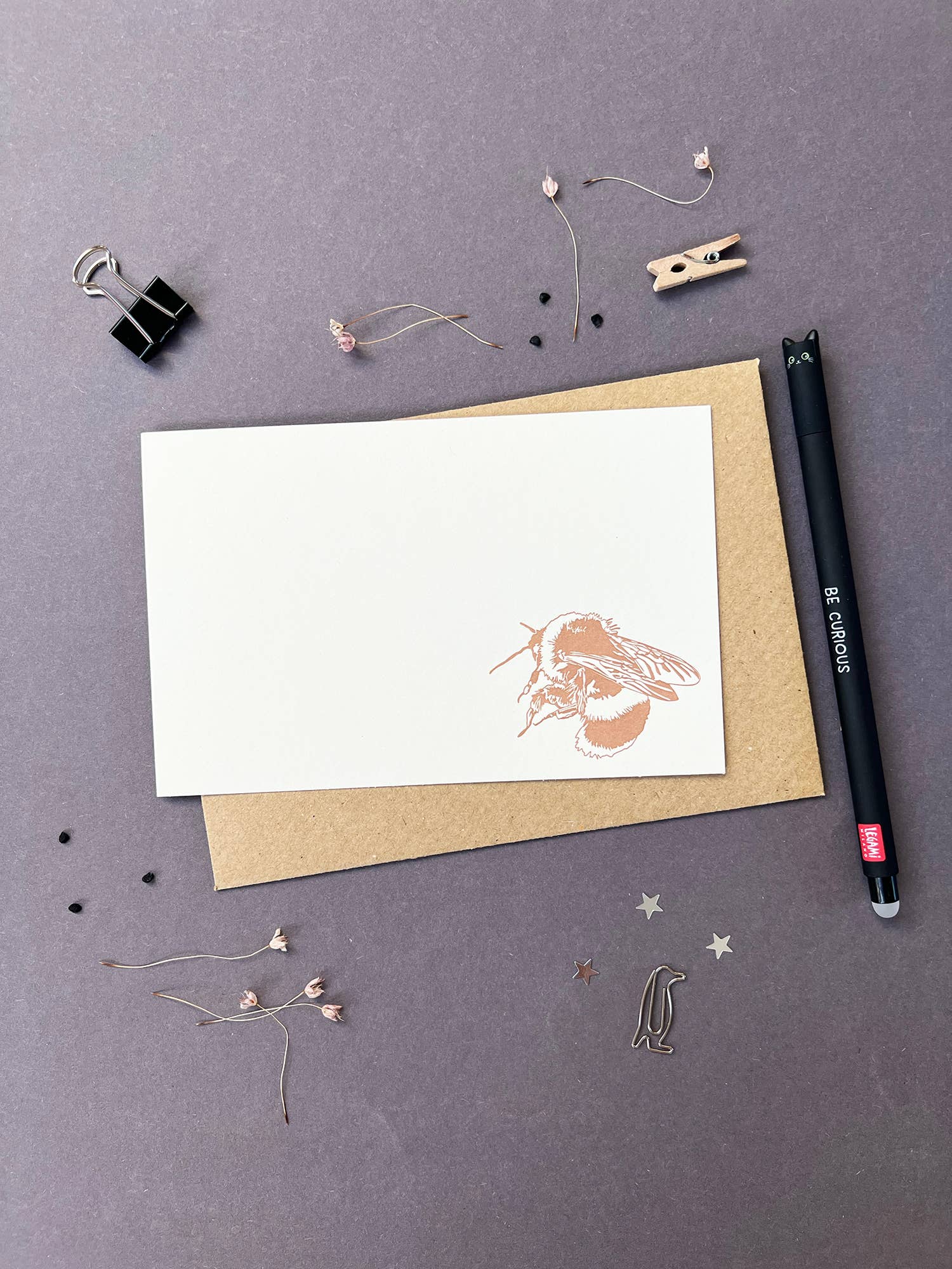 Bumblebee Correspondence Thank You Notecard Set | Set of 10 : Thank You