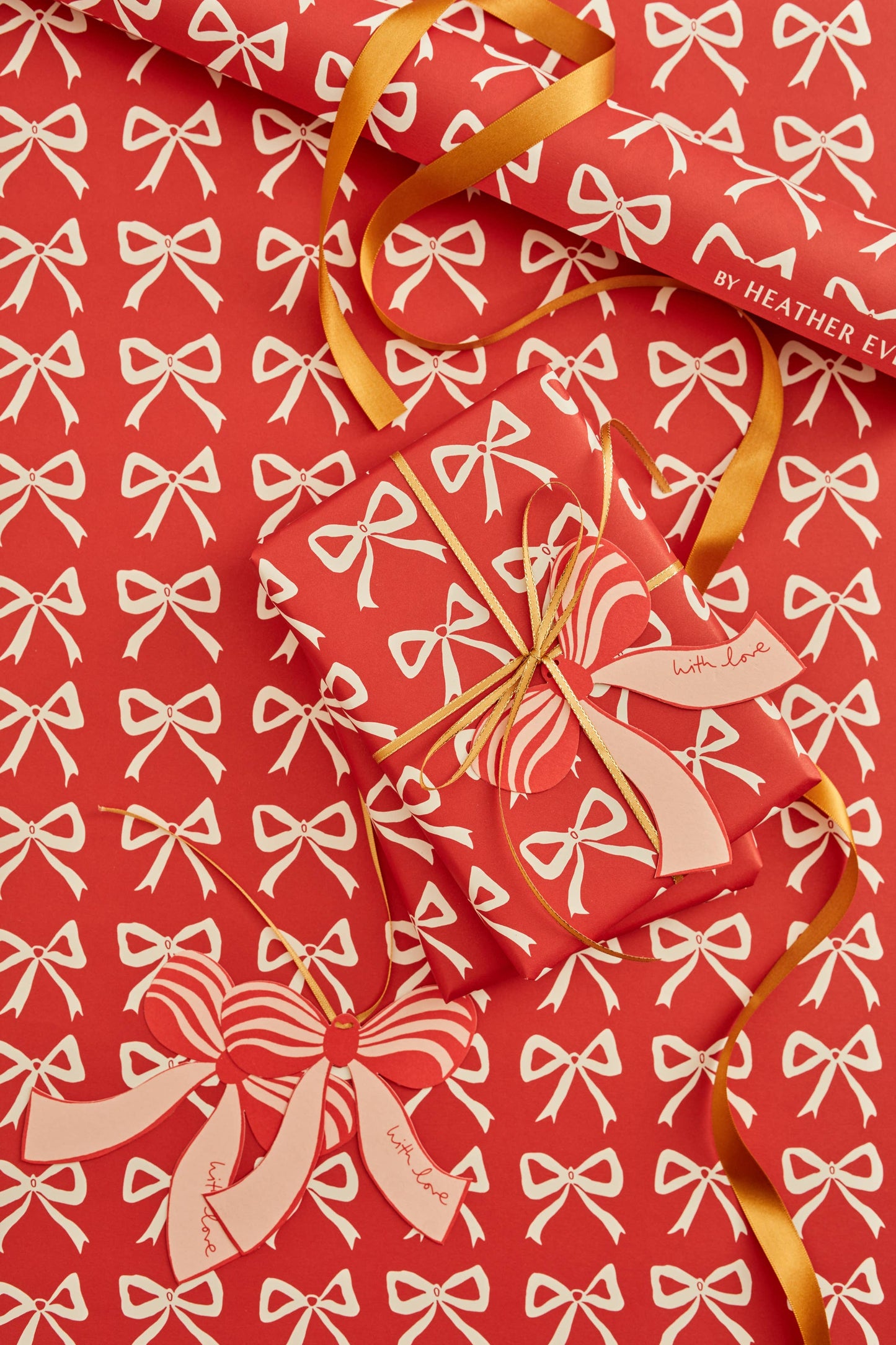 Gift Tag Bows - Set of 6: Red