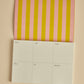 Weekly Planner Classic Stripe Pink & Green