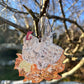 Spring Hen birch plywood decoration 